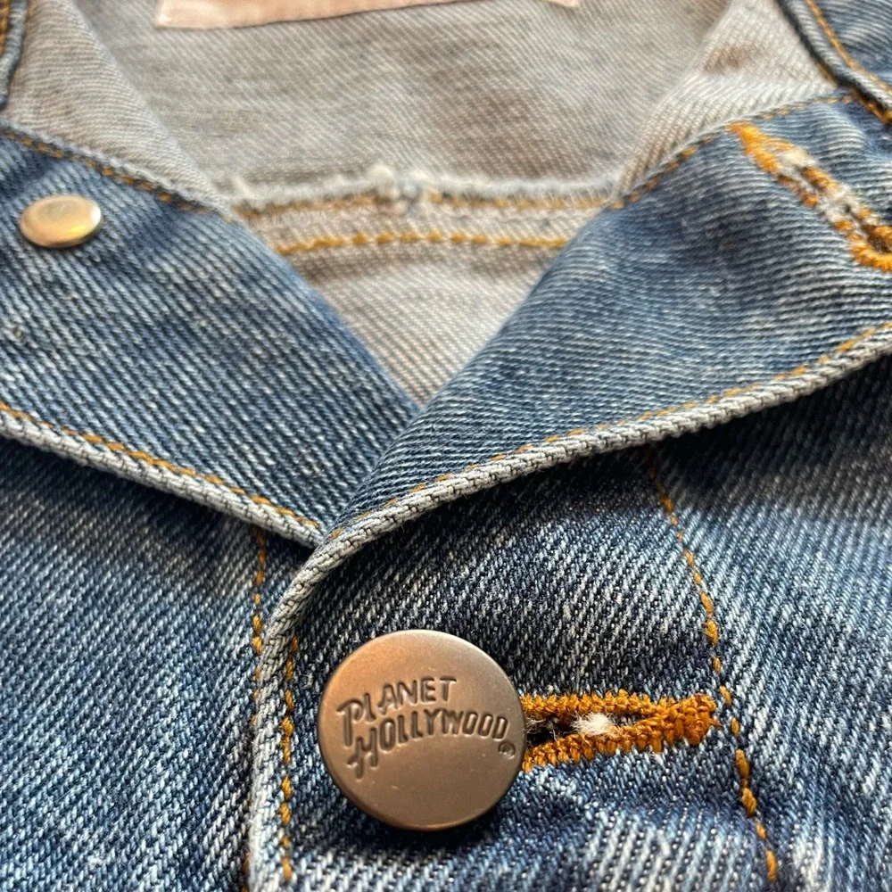 Vintage Planet Hollywood Denim Jacket - Picture 9 of 11